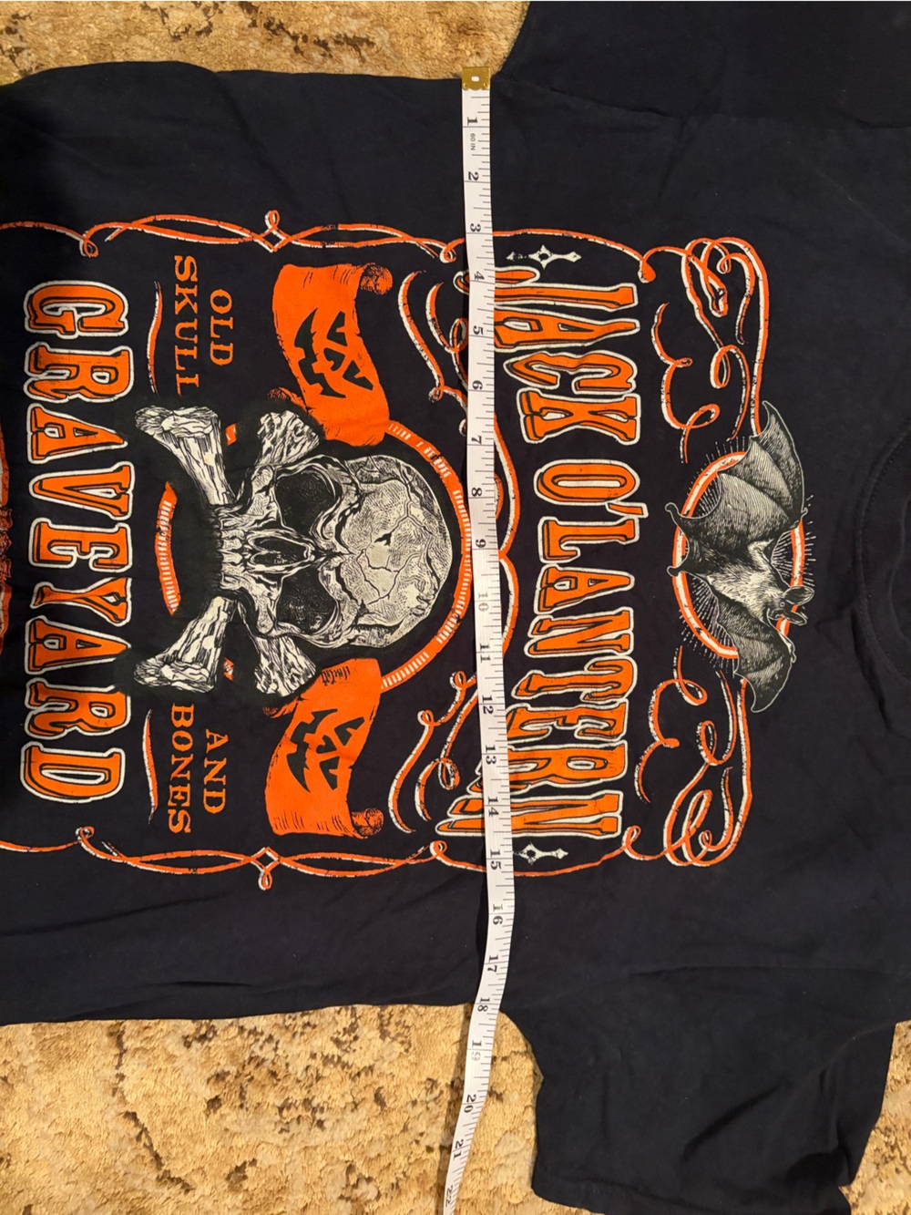 GUC Halloween Graveyard Spirits Graphic Tee - black unbranded/unsized - see meas - Picture 3 of 6
